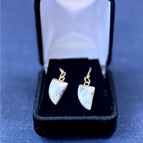 🌻NIB Howlight Gold Dipped Faceted Gemstone Fang Earrings🌻 - Picture 11 of 15